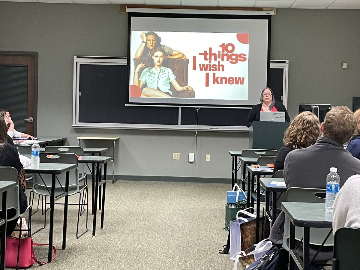 NEPA education rockstar, <a href="/nstoypa/">NSTOY-PA</a> member, and STEM expert <a href="/katona_miller/">Katona Miller</a> dropping knowledge bombs on preservice teachers at the TEACH mini conference at <a href="/MarywoodU/">Marywood University</a>. <a href="/NNSTOY/">NNSTOY</a> <a href="/PADeptofEd/">PA Department of Education</a>