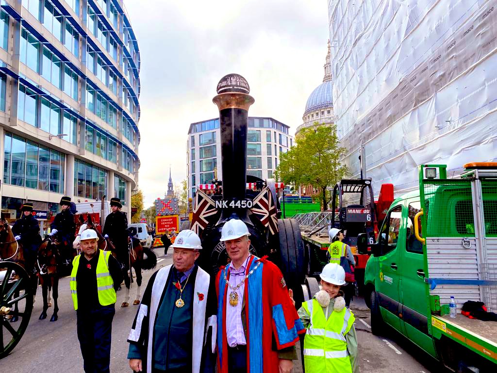 The Paviors at the Lord Mayor’s Show on a lovely sunny day.