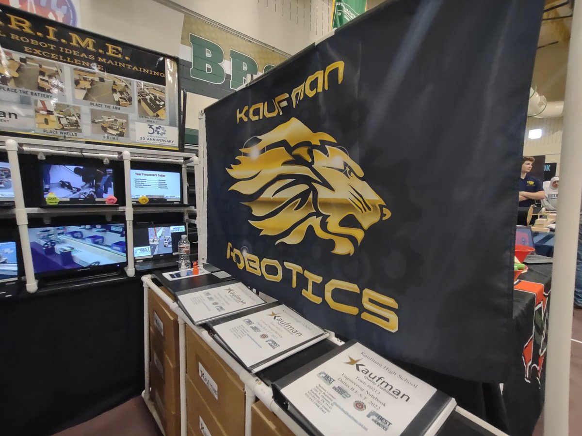 KHSBestRobotics's tweet image. #BESTRobotics2022 @BESTRobotics @BESTTexRobotics @D_BESTRobotics HUB 2022 @Kaufman_High