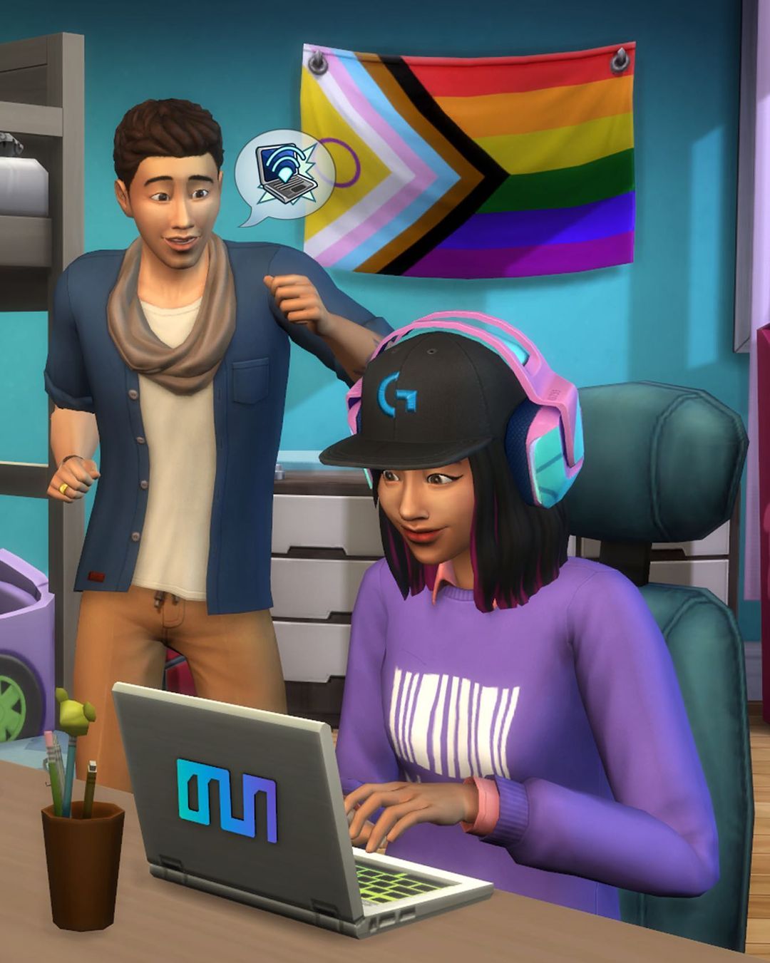 a bit of everything: The sims 4
