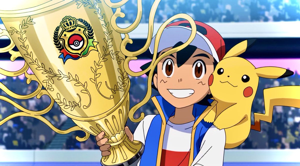 Zykone_'s tweet photo. [THREAD]

Depuis hier Sacha est officiellement CHAMPION DU MONDE !! 🏆✨

Ainsi, le dernier épisode de la saison s’appelle: "Pokémon ! Ravi de vous avoir rencontré !" 

Et signera (peut être) la fin DÉFINITIVE de Sacha… 

Revenons ensemble sur les MEILLEURES MOMENTS du perso 🙏 https://t.co/IjMCmW9jm7