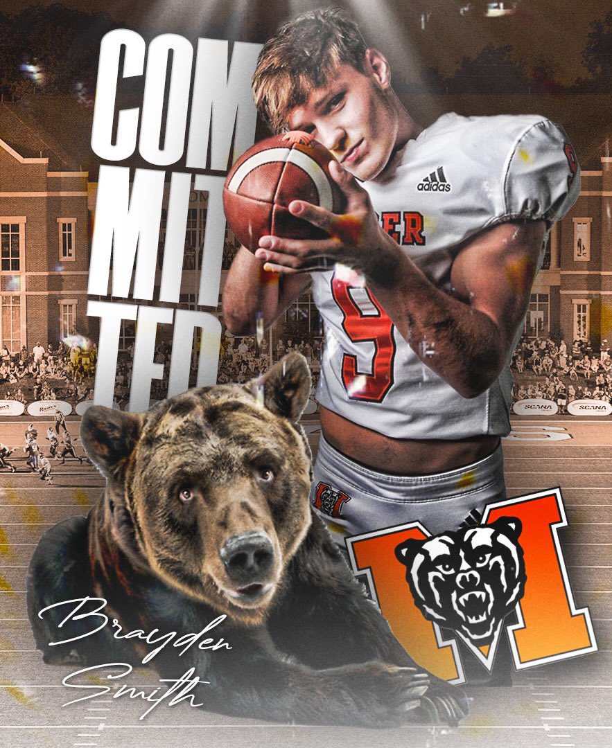 100% COMMITTED <a href="/MercerFootball/">Mercer Football</a>
Thank you <a href="/Drew_Cronic/">Coach Cronic @ Navy</a> for giving me this opportunity. #raisethebar 🐻
<a href="/LaDonteHarris/">Coach LaDonte Harris</a> <a href="/Coach_Abernathy/">JG Abernathy</a> <a href="/johnruss07/">John Russ</a> <a href="/tattnallsports/">TATTNALL ATHLETICS</a>