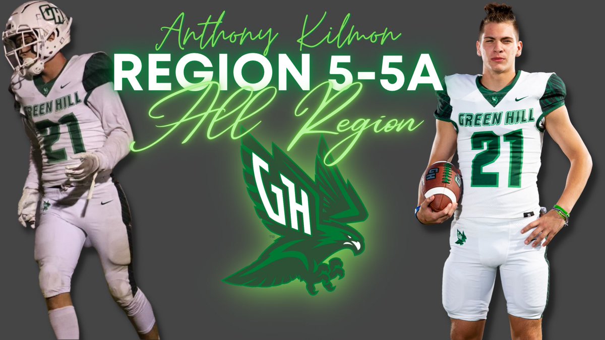 <a href="/AnthonyKilmon/">Anthony Kilmon</a> 
Green Hill Son
Region 5-5A
All-Region