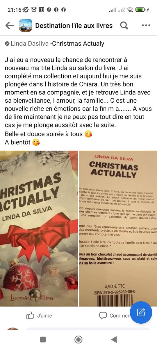 Merci Céline Girard ❤️
#christmasactually
#pschristmasiloveyou

Et vous, les avez-vous lus ?
Aimez-vous lire des histoires de Noël ?

Très belle soirée et prenez soin de vous 🌸