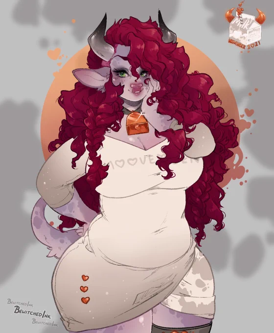 Highlights from Moovember's Fourth  2021! This year's theme &amp; commissions will open this evening~✧ 2022 Cow•mmission Countdown ✧ 