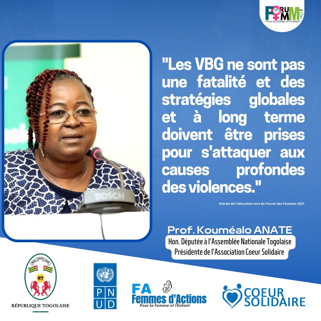 FemmeEnfant_VBG's tweet photo. «les VBG ne sont pas une fatalité et les stratégies globales et à long terme doivent être prises pour s'attaquer aux causes profondes des violences".GKA 
#MoiAussi_je_mengage #Activisme #Lutte_contre_VBG #VBG #education #securité #protection #action #Sociale #Femme #harcelement https://t.co/OmddPAXZsO