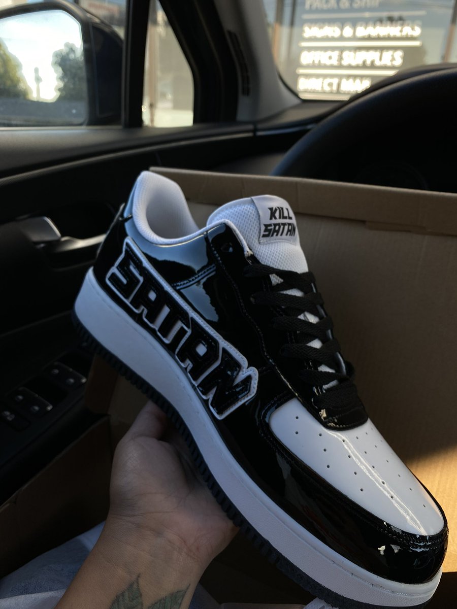 My shoes came in…I’m just warming up 🔥🔥 KILL SATAN’s