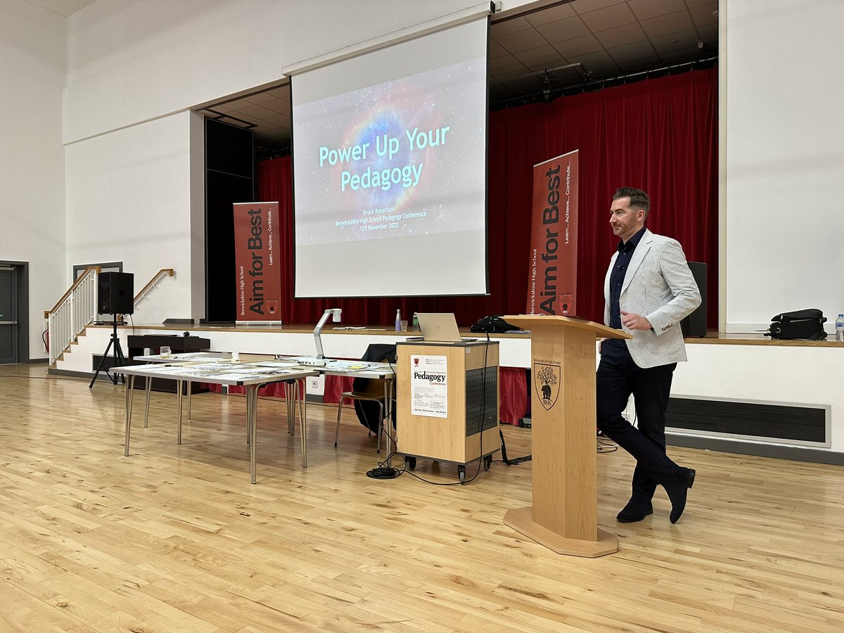 MrJFuchs's tweet photo. Only one word required to describe the inaugural #BHSPedagogy Conference today … wow! Brilliant information on how to improve learning &amp; teaching from @TTDelusion, Derek Huffman &amp; inspiring behaviour management from Dr Bill Rogers @StAndrewsCLPL #alwayslearning https://t.co/LtxFP6XuGO