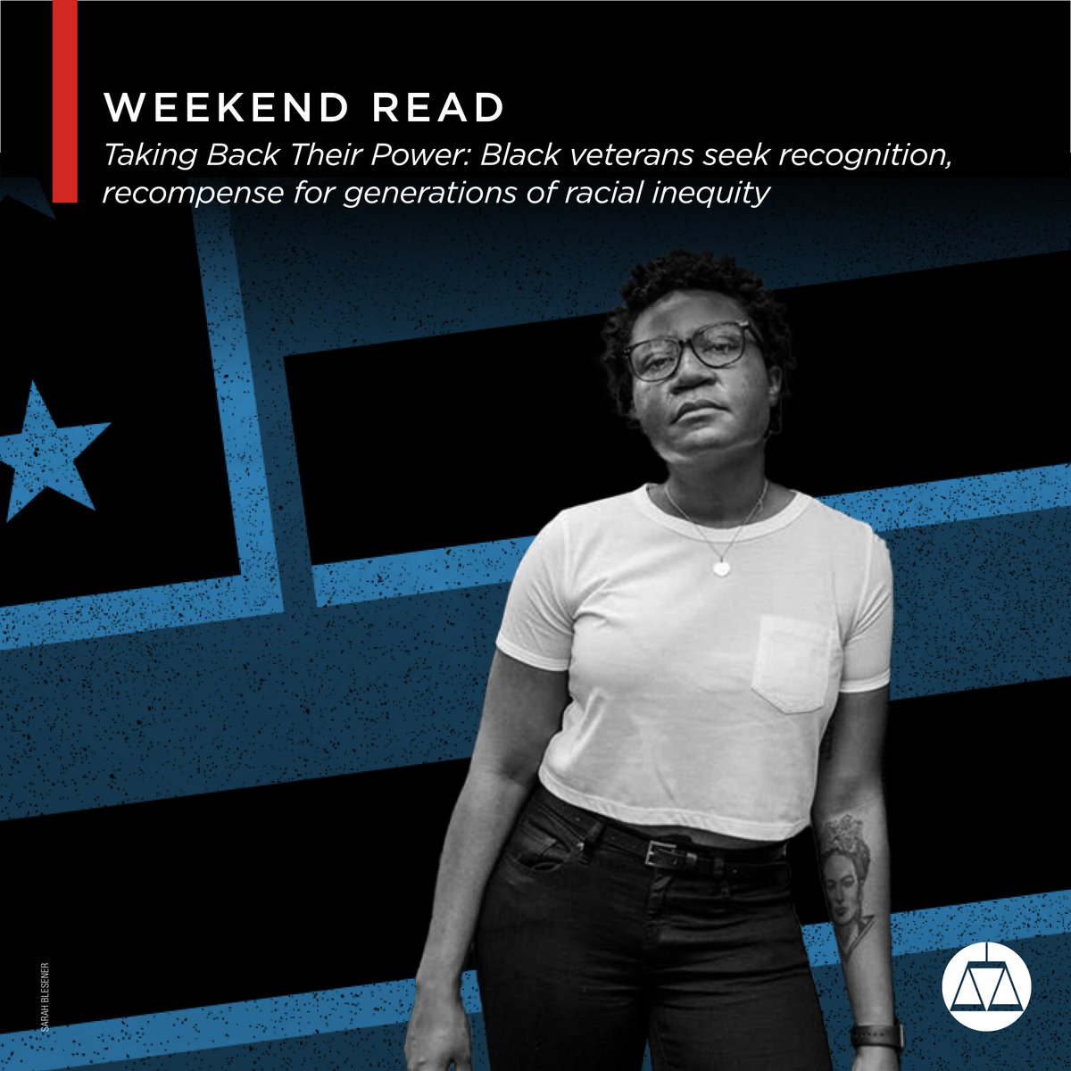 splcenter's tweet photo. For #VeteransDay, we highlight Black veterans calling for the removal of Confederate memorials from military installations.
The @deptofdefense has committed to #ChangeTheNames of 9 @USArmy bases by 2024, but we're urging them to do it immediately.
Read: https://t.co/whB1WrnivD https://t.co/YeBJHGjzaK