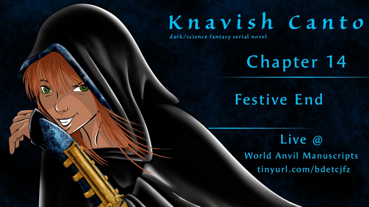 KwynMarie's tweet photo. Knavish Canto: Ch 14 is Live at #WorldAnvil ! Fools and Ghouls celebration ends with beauty.

https://t.co/XsQgTe3rsV 

#amwritingfantasy #DarkFantasy https://t.co/bpLnBxAKyT