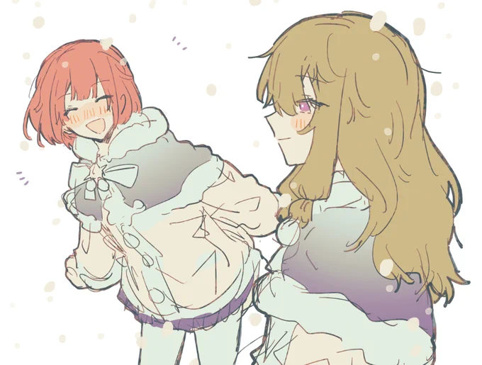 冬っぽいえむねね再掲です 