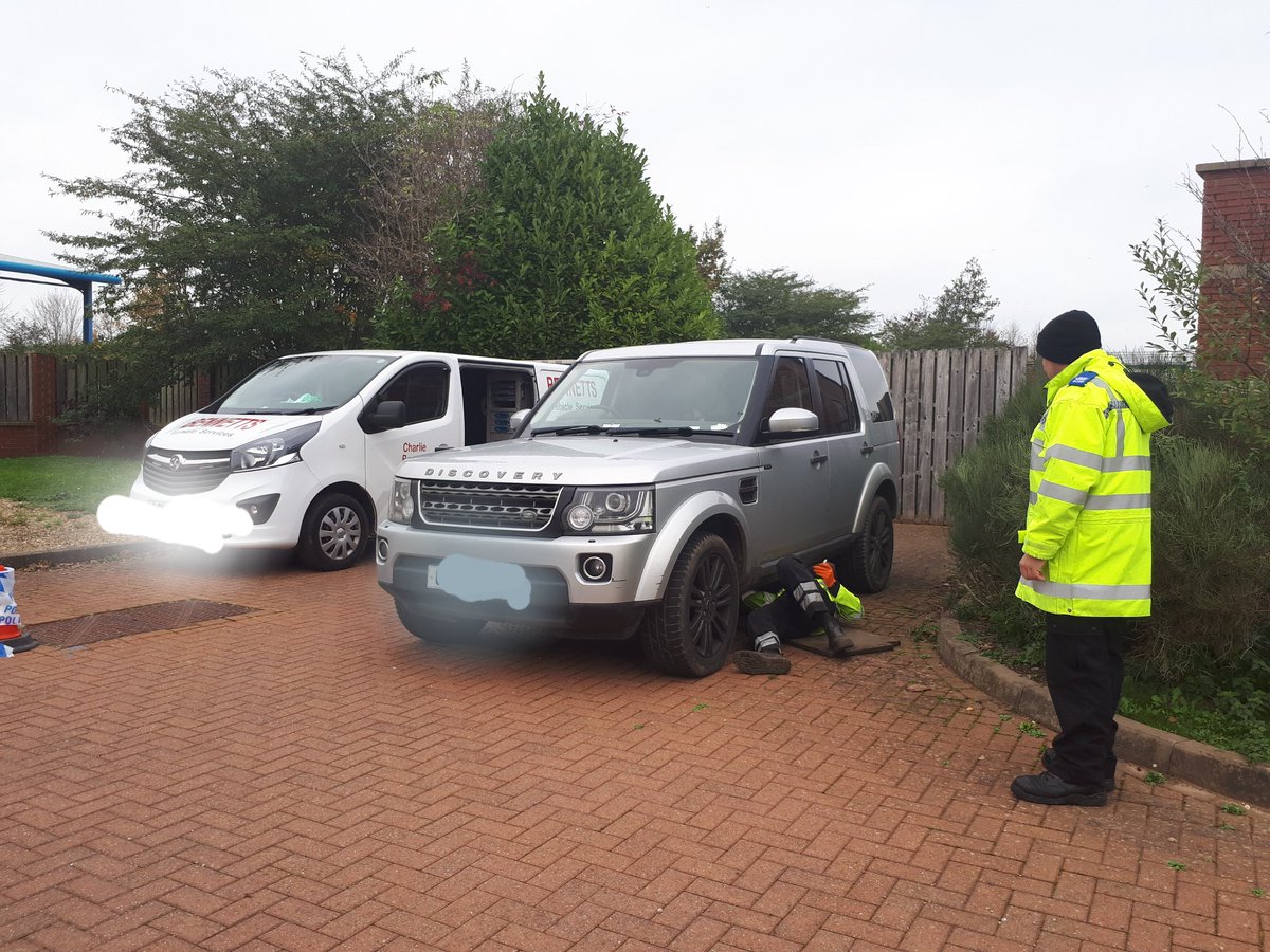 LeominsterCops's tweet image. Huge big thanks to @chaz22011986 for helping us with our catalytic converter marking session. It was a very well attended morning with lots of pleased vehicle owners. #crimeprevention #makeitunique #propertymarking @MrEddWilliams