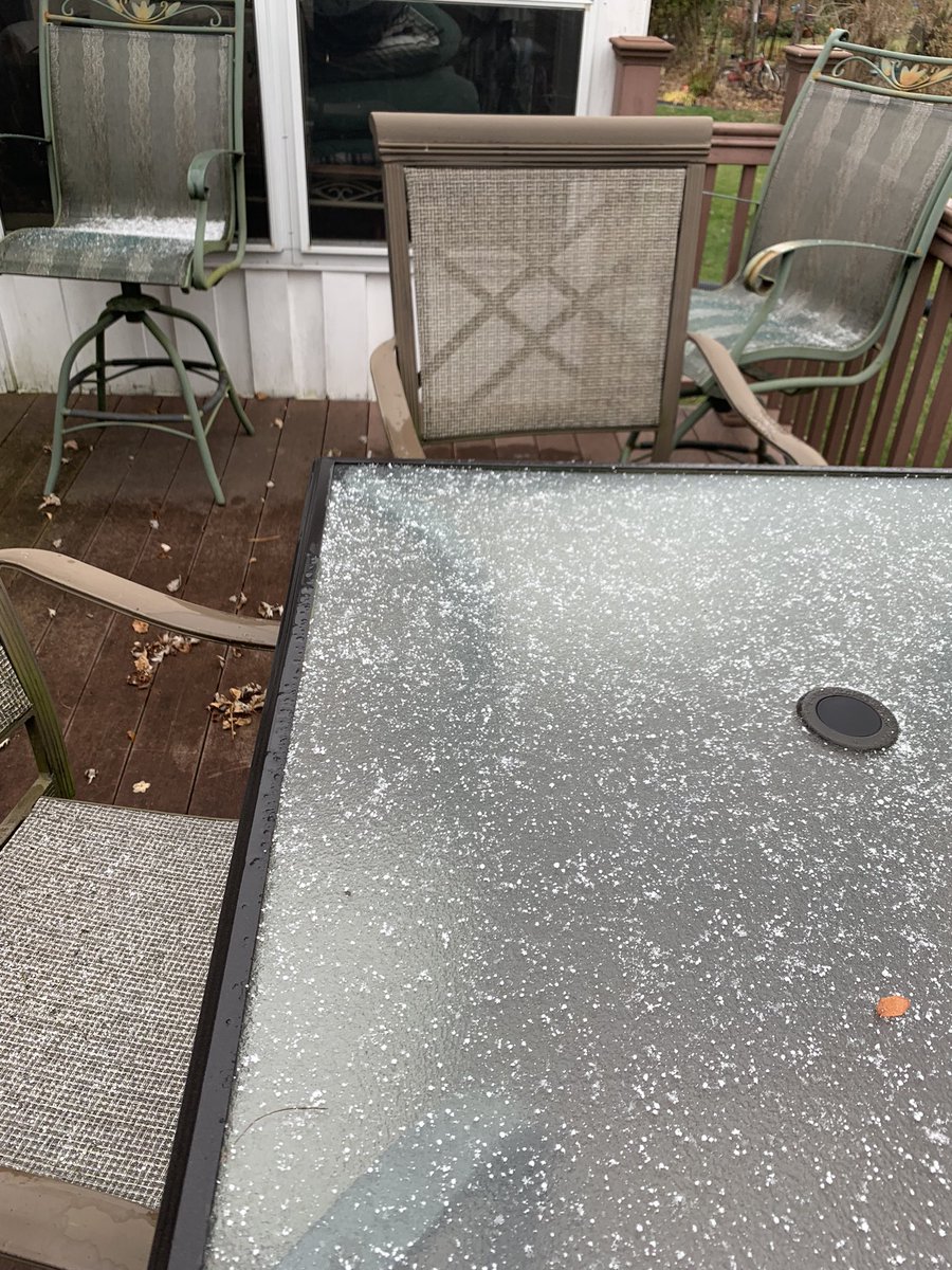 johnnjax's tweet photo. That’s a wrap! Snow &amp; ice have invaded- no more college football deck parties! https://t.co/jEP06ISD6T