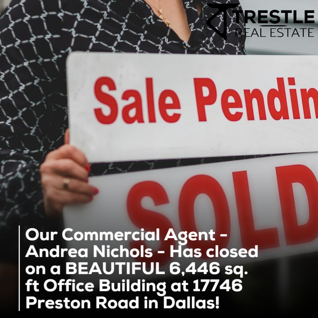 There is an opportunity for leasing at this space as well! Please contact Andrea Nichols @ 940-243-1065 for information on this amazing opportunity! 
#trestlerealestate #leasing #commerical #Dallas #Realestate