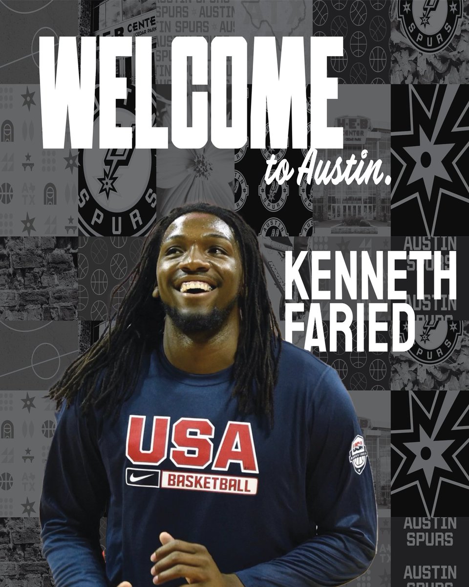 wojespn: RT @austin_spurs: The Austin Spurs have officially signed 8-year NBA veteran Kenneth Faried. He will be available tonight for our game in Lakeland! https://t.co/2wjnKBbcHw