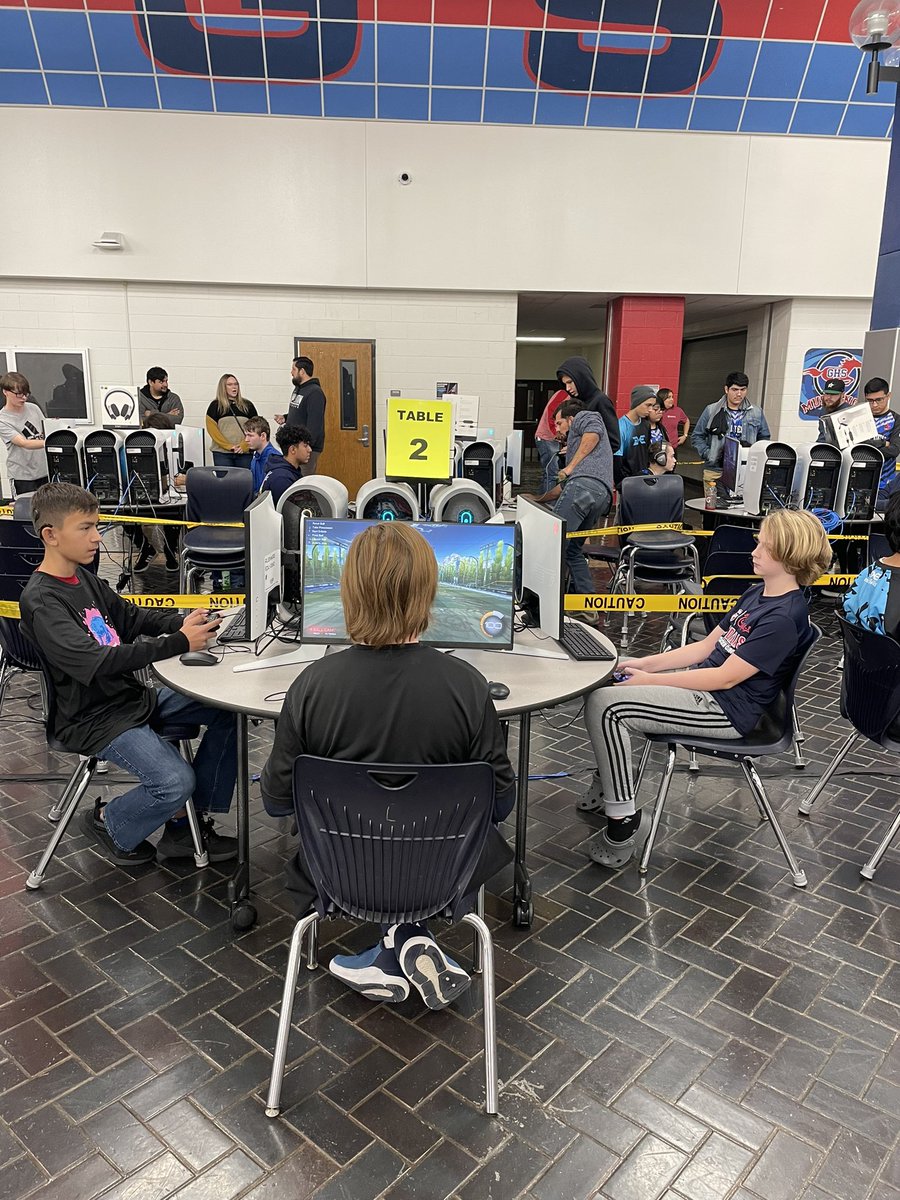 AJHEsports's tweet image. @Apollo_JH competing at the second @GCISD Rocket League Invitational. Something great to expose our kids to. #RISD #GCISDRocketLeague22 #eSports #RocketLeague