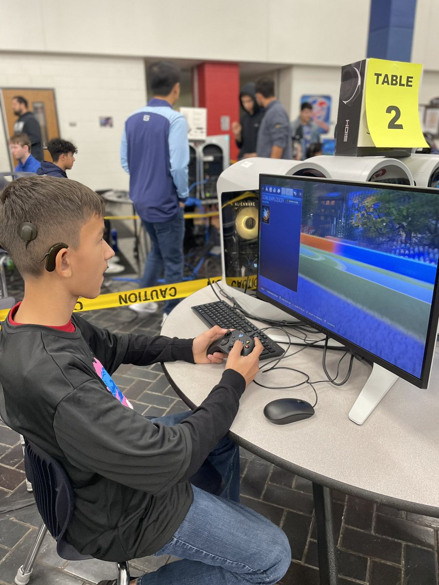 AJHEsports's tweet image. @Apollo_JH competing at the second @GCISD Rocket League Invitational. Something great to expose our kids to. #RISD #GCISDRocketLeague22 #eSports #RocketLeague