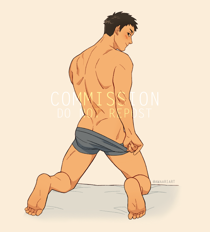 Ironsaver's tweet photo. Commission for @kahtonotkayto! Thank you so much!
#haikyuunsfw #daichisawamura https://t.co/npPx5ffFs2