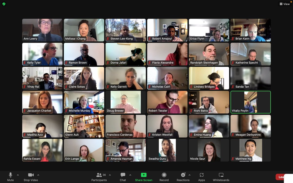 Thank you for joining us for @ASCRS_1 virtual speed mentoring! What a great way to spend the weekend! 💩 Special thanks to @Ebuke1 for zoom skills! 🫶🏼 @AnnLowry12 @Doc_Brown44 @KCcolorectal @D_JafariMD @ncairl @RobertTessler @VitaliyPoylin @kwestfall23 @rahila_essani @SaurNicole