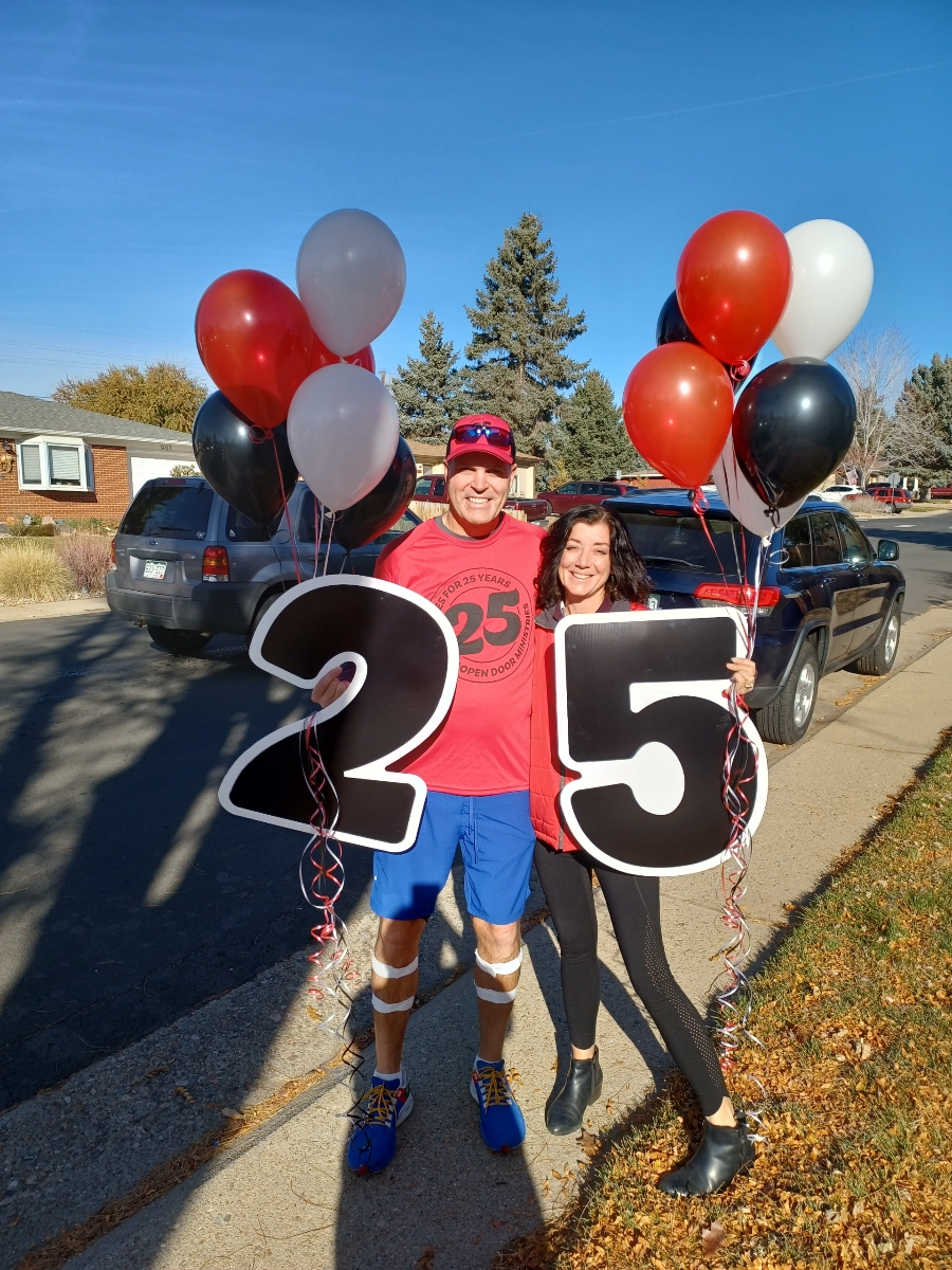 odmdenver's tweet photo. @denverpost David Warren, Executive Director of Open Door, runs 25 miles for 25 years of service to Denver.  Meet us TODAY at 1567 N. Marion at 2PM or at 3440 W Louisiana at 3:30PM to cover the fun and learn how we address the root causes of poverty for our community! https://t.co/k7HsJ8lNfE