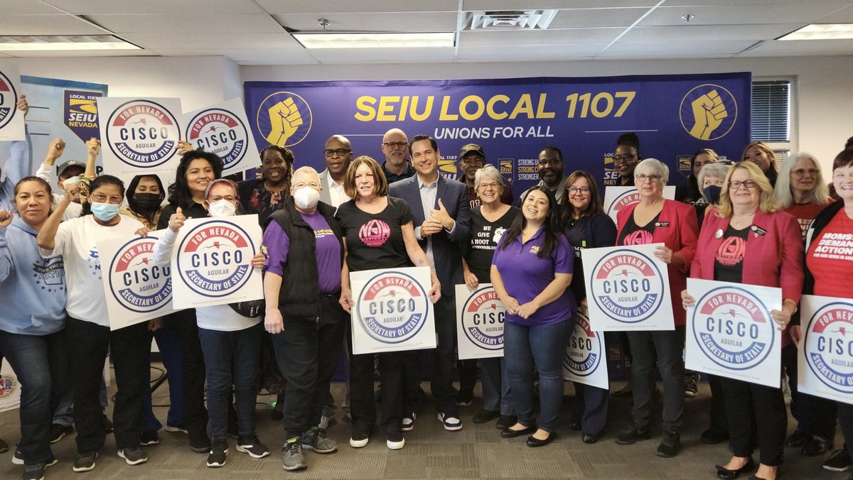 CiscoForNevada's tweet image. As I ran this race, I stayed focused on protecting the fundamental right to vote no matter what party you belong to, and I’m honored that Nevadans stood with me. Thank you, thank you, thank you!!!

So humbled and proud to be your next Secretary of State!!! 👊🏽👊🏽👊🏽