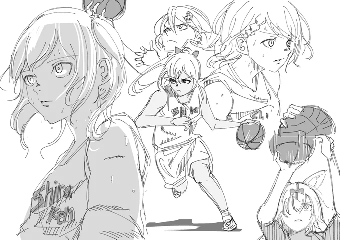 "県立不知火高校 女子バスケ部(しらけん if)"
 
#しらぬえ #ノエラート  #miko_Art  #ほしまちぎゃらりー #絵まる  
 
#しらけん  #不知火建設 