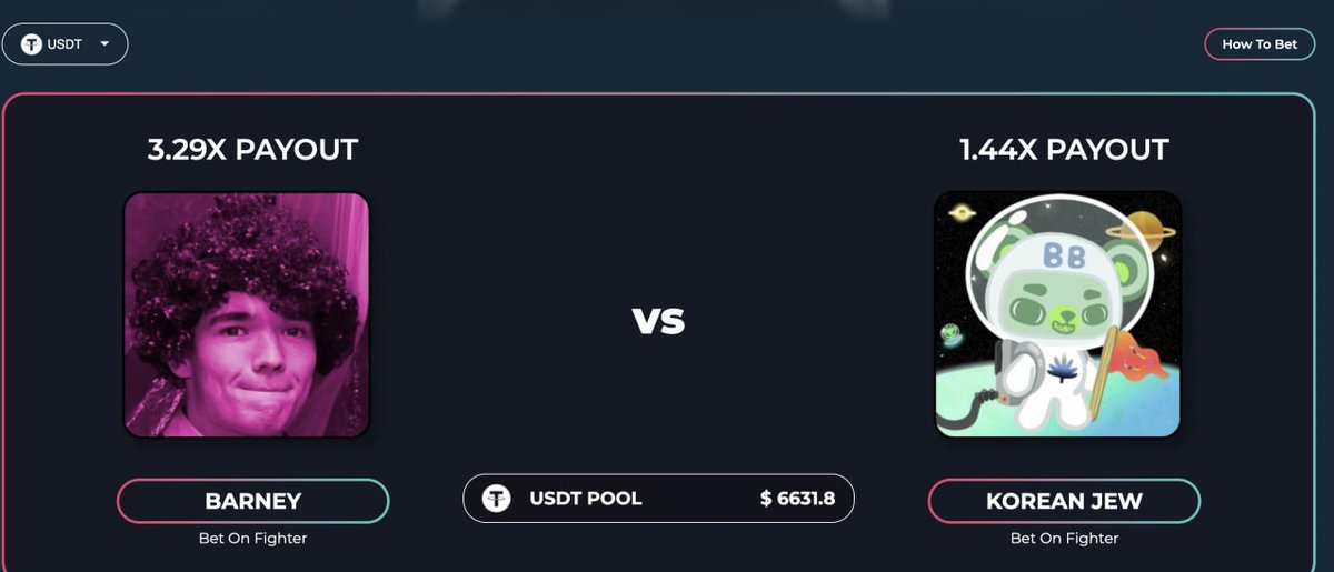 About to close the pools get your bets in NOW! FightNight.BullBets.io
