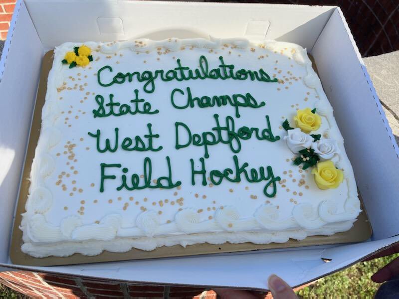 Congratulations to the Lady Eagles Field Hockey team on their victory today. State Champions!