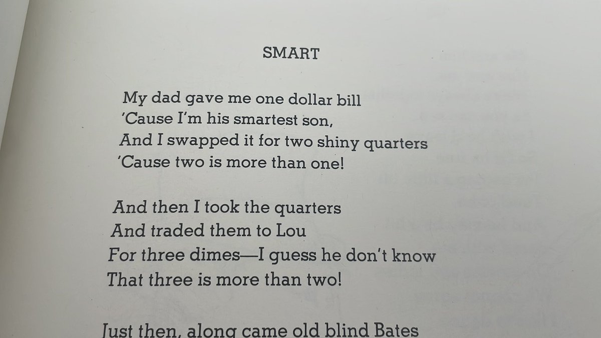 Molly_RF1's tweet photo. SMART reminds me of my dad and aunt. My dad used to convince my aunt to trade her dimes for his nickels because nickels are bigger. This is actually kid logic #shel22 https://t.co/78ynQ0hqGF