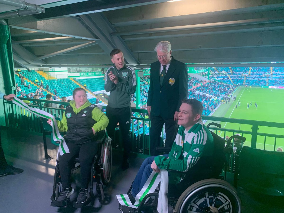 JoeKennedy2376's tweet photo. What a privilege for Kevin getting asked to take part in the opening of the new disabled platform in Paradise 💚💚 what a place to watch The Bhoys @CelticFC @celticdsa https://t.co/dU14hBSEeM