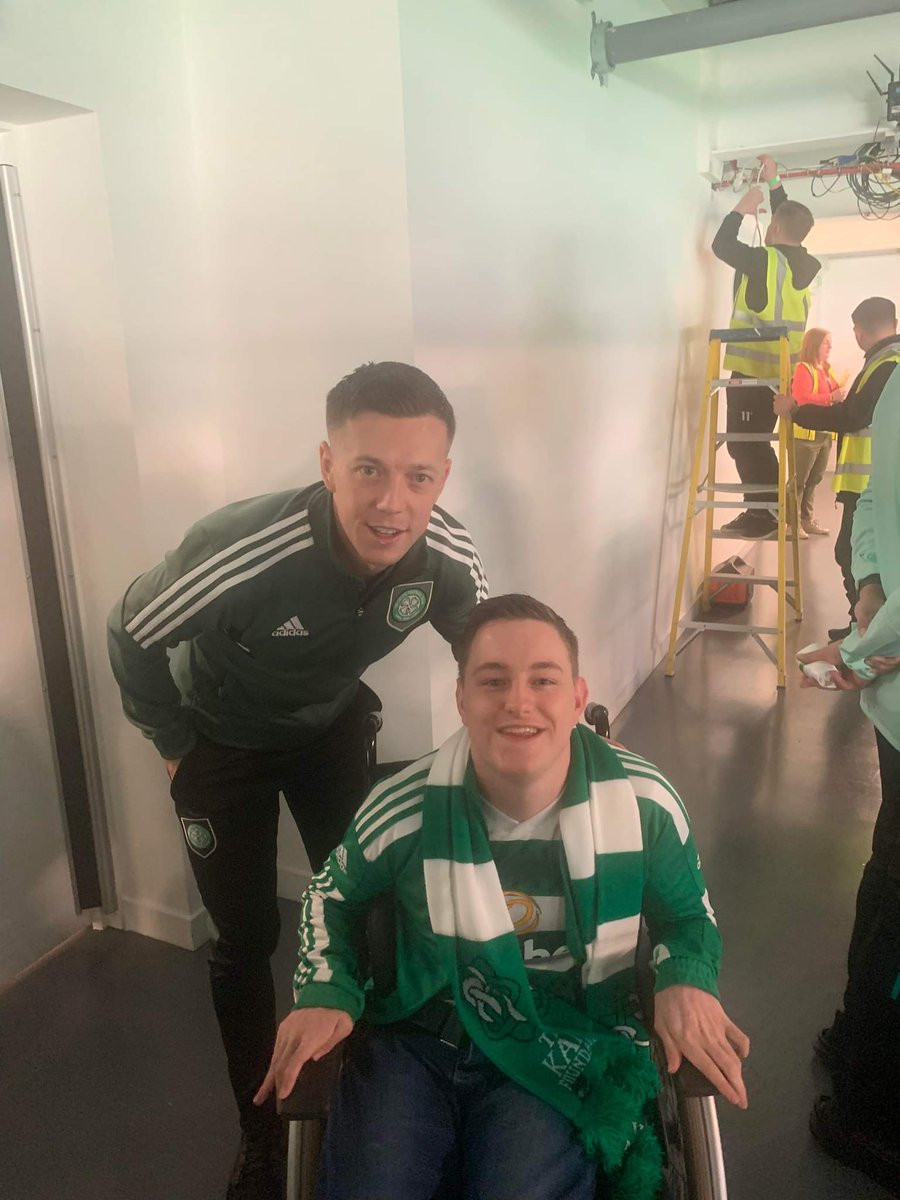 JoeKennedy2376's tweet photo. What a privilege for Kevin getting asked to take part in the opening of the new disabled platform in Paradise 💚💚 what a place to watch The Bhoys @CelticFC @celticdsa https://t.co/dU14hBSEeM