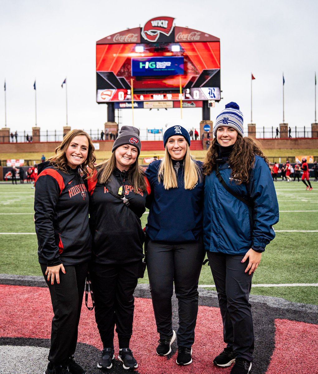 Rice Football (@ricefootball) on Twitter photo Our matchup against <a href="/WKUFootball/">WKU Football</a> showcases the only two head female athletic trainers in FBS football who are competing against each other today! Go Owls! Our matchup against <a href="/WKUFootball/">WKU Football</a> showcases the only two head female athletic trainers in FBS football who are competing against each other today! Go Owls!