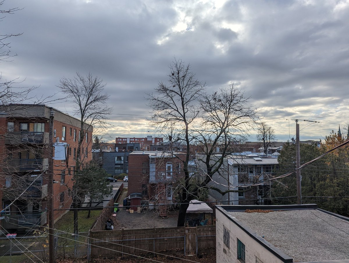 Sitting in the top of my building, by myself, wondering about the purpose of life