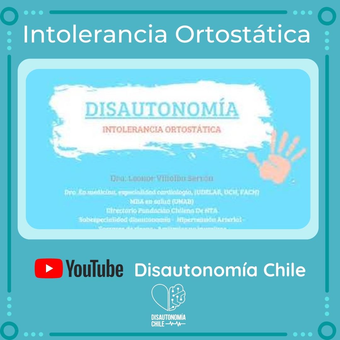 ⏩ Recuerda que puedes ver el vídeo en nuestro canal de Youtube sobre Intolerancias Ortostáticas realizado por la Doctora Villalba. 

#youtube #intoleranciaortostatica #diautonomia #disautonomiacl #video #dysautonomia