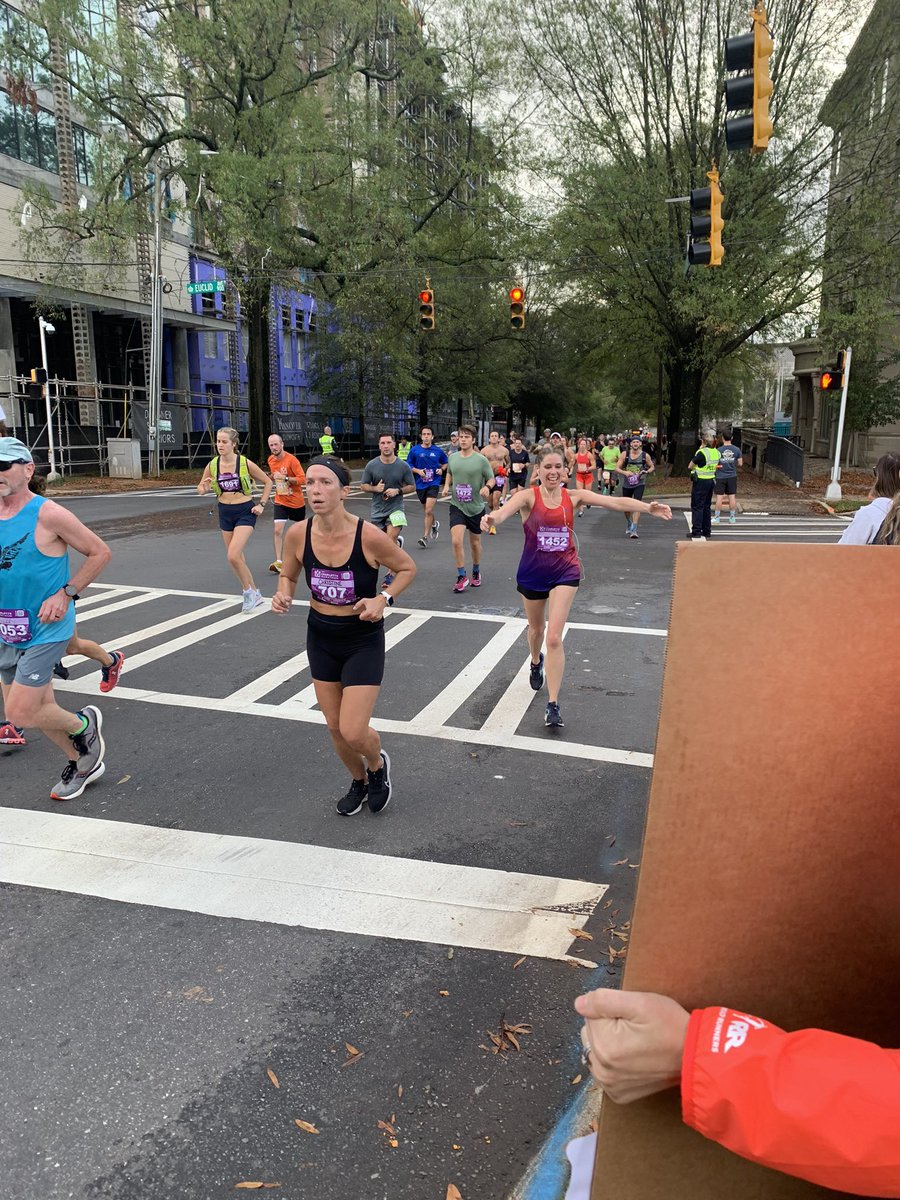 Ali_IngNews's tweet image. A pretty good day in Charlotte! I PRed my marathon by 54 minutes and came in third in my age group then scooped up a RTDNA with @cullenbrowder. Wouldn’t be here without support from @WRAL, my Raleigh running fam and my coach @danjamdoc