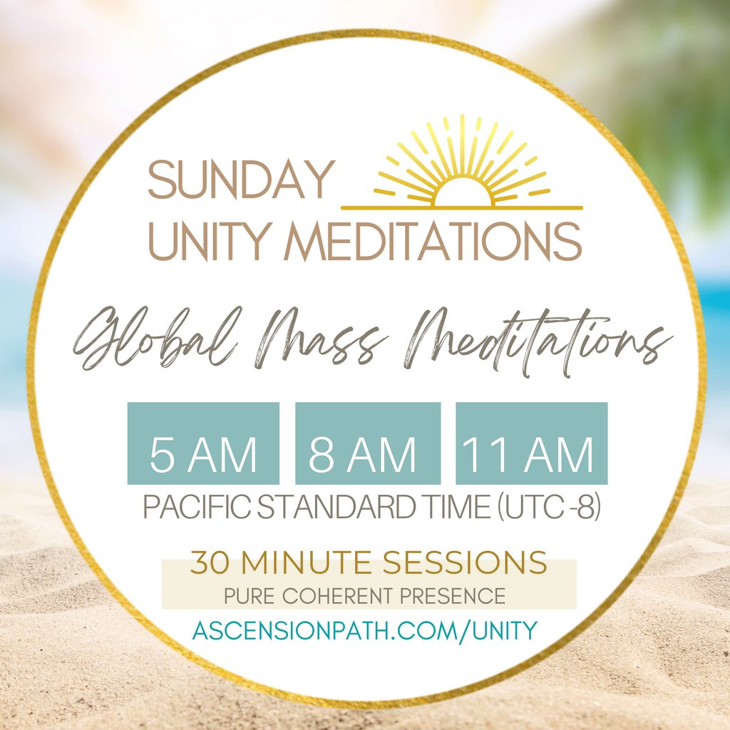 sandra_walter's tweet photo. Join thousands in our weekly practice of Global #SundayUnityMeditations
https://t.co/1Wx5TMqLHR
Because #Ascension
#starseed #lightworker #ascensionguide #awakening #ascensionpath #gratitude #sandrawalter #unity #peace #yoga #massmeditation https://t.co/i3EmELK9f8