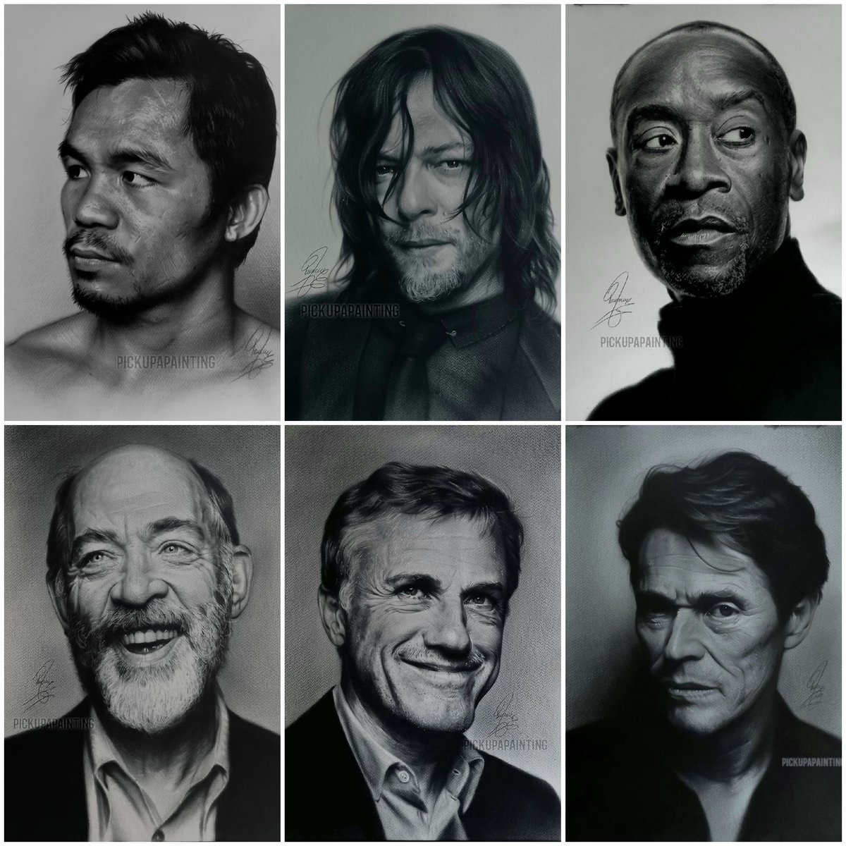 paulduncan85's tweet image. If u can see this tweet plz rt 
#portrait #art for sale
Hand painted in a dry brush technique