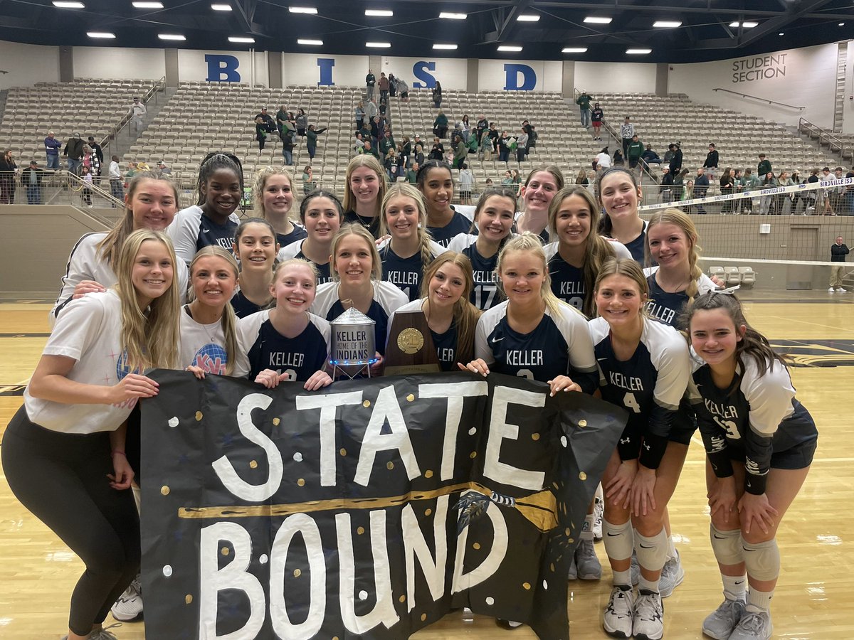 Keller Indian Volleyball (@kellerhsvball) on Twitter photo Letās Freakinā GoooooOOOooo! Indians are STATE BOUND!!!! They fought hard and are champions! <a href="/KHSBooster/">KHS Athletic Booster</a> <a href="/KISDAthletics/">Keller ISD Athletics</a> <a href="/KHSIndianNation/">Keller High School</a> <a href="/Gosset41/">Brian Gosset</a> <a href="/MrsSimmonsKHS/">Lisa Simmons</a> Letās Freakinā GoooooOOOooo! Indians are STATE BOUND!!!! They fought hard and are champions! <a href="/KHSBooster/">KHS Athletic Booster</a> <a href="/KISDAthletics/">Keller ISD Athletics</a> <a href="/KHSIndianNation/">Keller High School</a> <a href="/Gosset41/">Brian Gosset</a> <a href="/MrsSimmonsKHS/">Lisa Simmons</a>