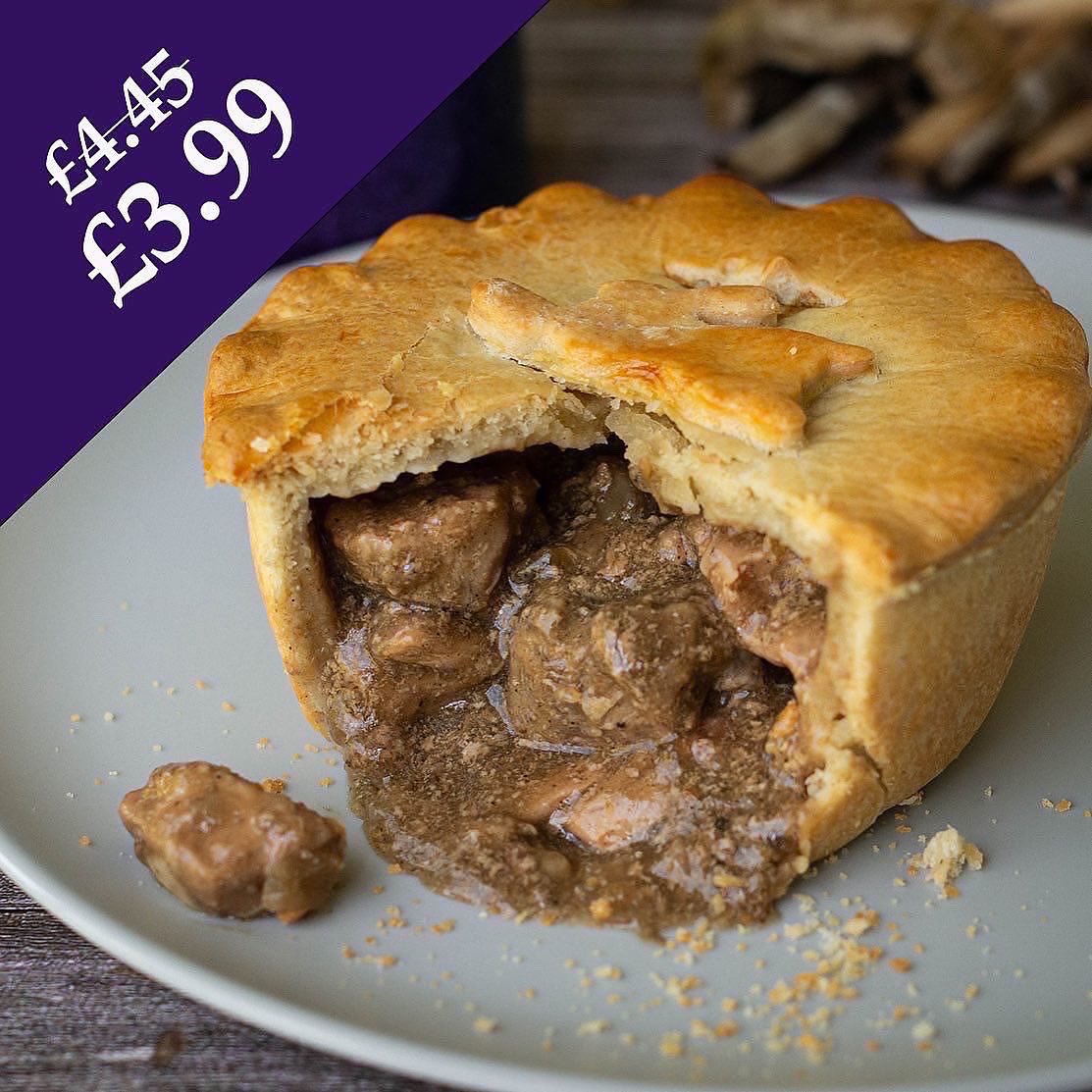 mudfoods's tweet photo. It's nearly the end of Great British Game Week - a national celebration to promote the appreciation of wild game. If you haven't tried our game and venison pies, there’s still time to get the offer on both - £3.99 each until tomorrow (Sunday) https://t.co/JGBtE28KLE #gamepie #pie https://t.co/YXOymnSkCU