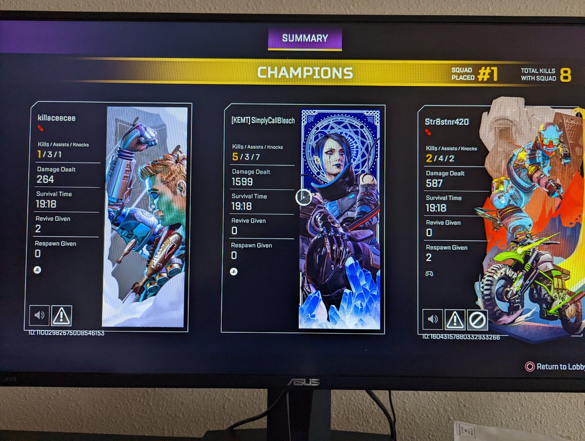 BleachyBaby19's tweet photo. Cue the Horizon winning theme #playapex #Catalyst #Catalystmain https://t.co/MVH189JFaT
