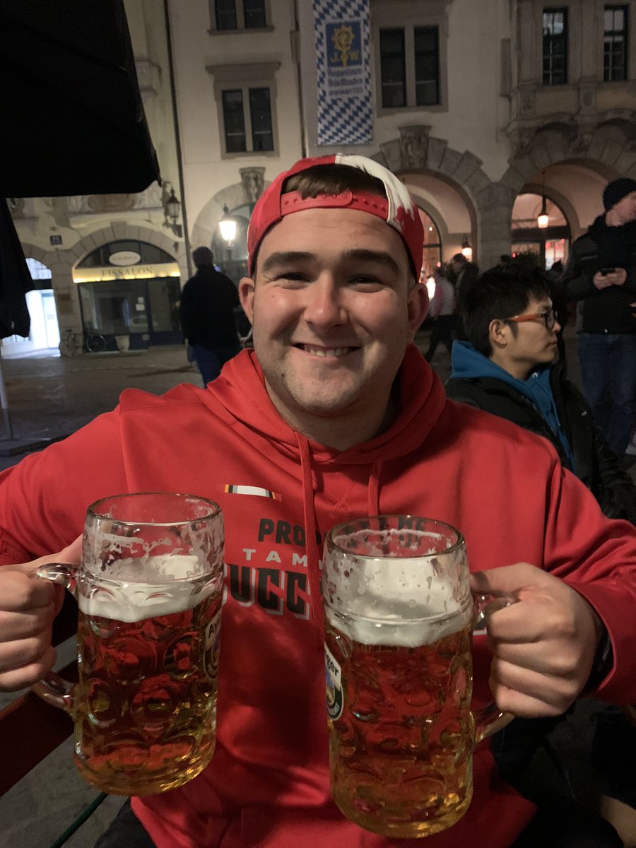 Beavis_14's tweet photo. Enjoying Munich! Bring on the game tomorrow 🏈🍻🇩🇪 @BucsUK @BucsGermany @Buccaneers #GoBucs https://t.co/gKB0MebqSU