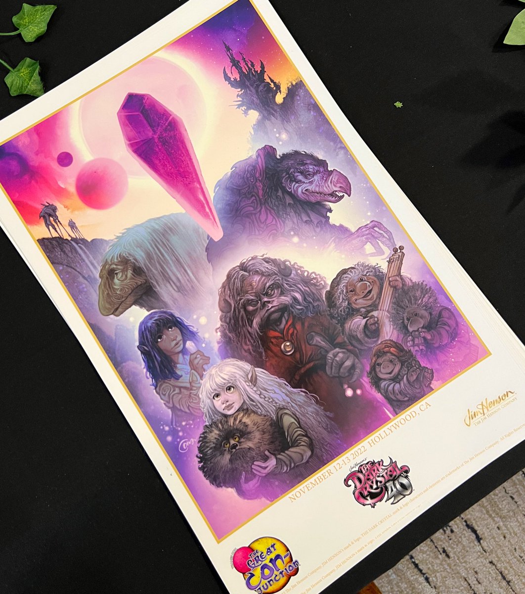 corygodbey's tweet photo. A first look at my new poster for the 40th anniversary of THE DARK CRYSTAL! @Thames_Con @darkcrystal https://t.co/IGY4SfVh5P