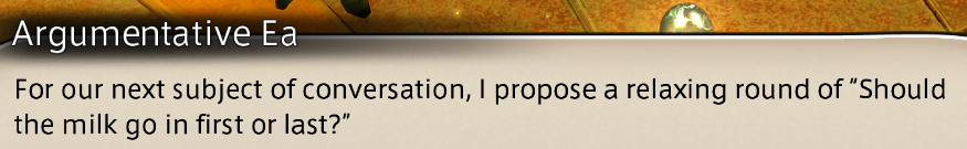ProfCinders's tweet image. That moment when Ultima Thule is wiped off the map by a food conversation #FFXIV @Astes_ @drakanous
