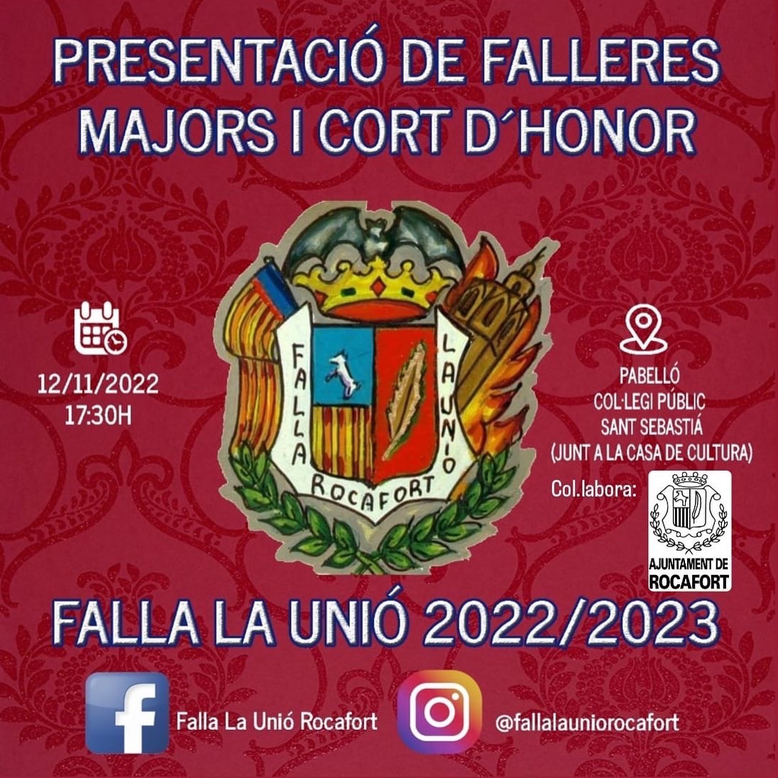 RocafortVox's tweet photo. ✅ Hoy hemos asistido a la presentación de las Falleras Mayores de la Falla La Unió de Rocafort 😊

💚 Deseamos que para Desirée, Iván, Galatea y Toni sea un año inolvidable lleno de emociones. 👏🏻👏🏻👏🏻👏🏻

#tradiciones #fallas #cultura #fallalauniorocafort https://t.co/9OUvFd1omL