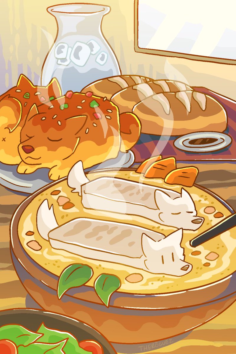 lots of tofu dogs for this month’s print 🌱🥗