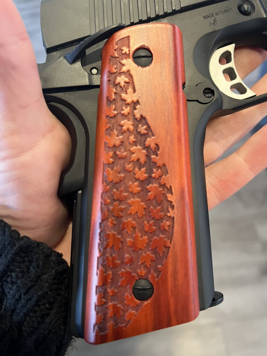 TWilsonOttawa's tweet photo. Finally picked her up. She’s beautiful 🇨🇦❤️ Can’t wait to shoot it. This handgun will be enjoyed by thousands of Canadian women at our range days. #TeamCCFR #LadiesRangeDays #Canuck #Canada #handguns #GirlGuns #GunsForGirls #LadyGuns #CCFRwomen https://t.co/mE1ZBEeRqF