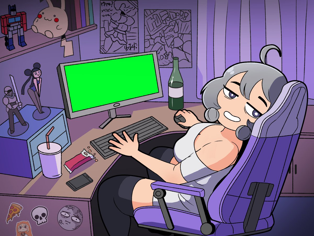 ChunkyMoonArt's tweet image. What is Moo playing?