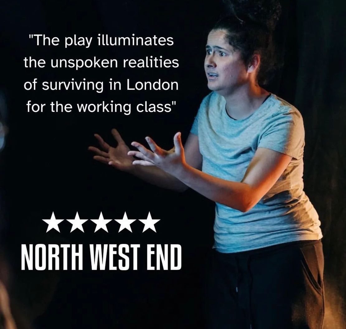 theactorsclass's tweet image. Huge Congrats to @Camilasegal_ on the success of her 1 woman Show @BlockdOffPlay @CamdenPT You still have time to catch this! Until Sat 19th Nov - So go go go! ‘A moving &amp;amp; confronting Show about what it means to be Working Class in London right now.’ 👏🏻👏🏻
