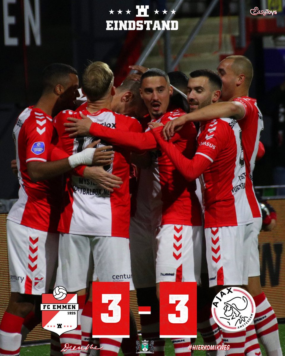 FC_Emmen's tweet image. EMMENAREN GEVEN NOOIT OP! ❤️

#EMMaja #HIERKOMIKWEG