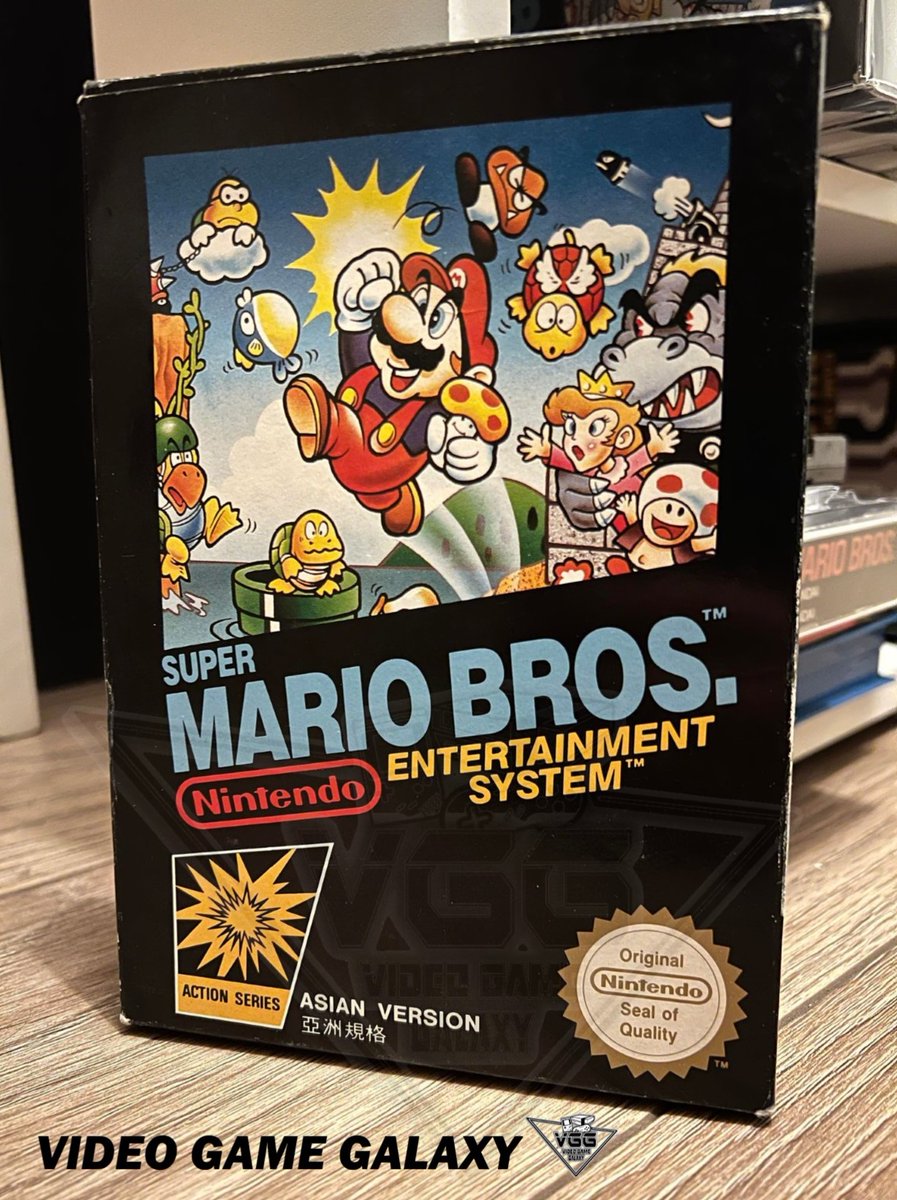 VGGcollectibles's tweet photo. Super Mario Bros... in Asian version!
#Mariobros #Mario #Supermario #Supermariobros #NES #Nintendo #videogames #retro #retrogame #retrogaming #oldies #collector #collectibles #asianversion https://t.co/3BvPkwJTE7